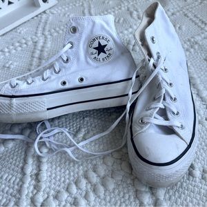Women’s high top platform converse